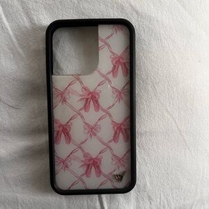 Wildflower bow iPhone 13 Pro phone case